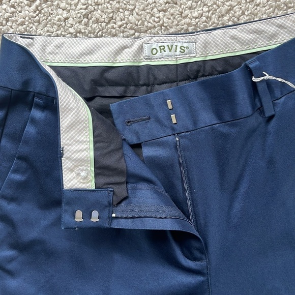ORVIS Wrinkle-Free Chinos in Navy NWT Size 10 - Picture 4 of 11